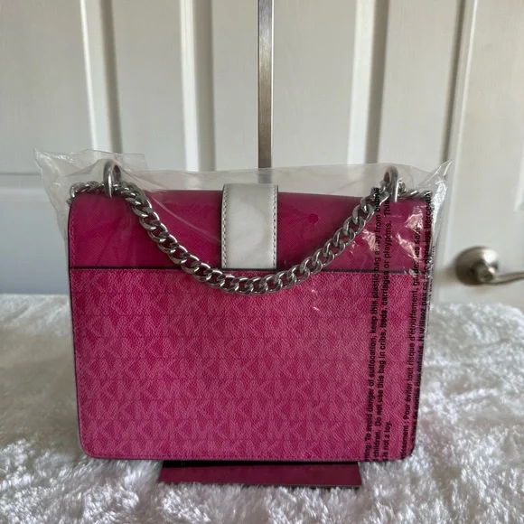 Greenwich Small Color-Block Signature Logo Crossbody Bag - Picture 6 of 6